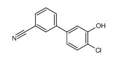 3-(4-chloro-3-hydroxyphenyl)benzonitrile Structure