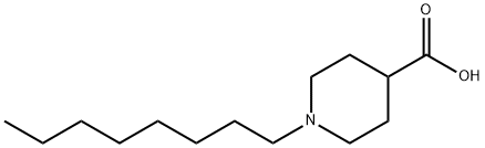 1-octylpiperidine-4-carboxylic acid结构式