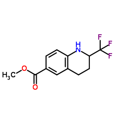 Methyl 2-(trifluoromethyl)-1,2,3,4-tetrahydroquinoline-6-carboxylate structure