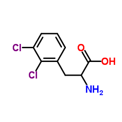 2-AMINO-3-(2,3-DICHLOROPHENYL)PROPANOIC ACID结构式