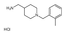 C-[1-(2-Methyl-benzyl)-piperidin-4-yl]-Methylamine hydrochloride Structure