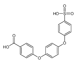 4-[4-(4-sulfophenoxy)phenoxy]benzoic acid结构式