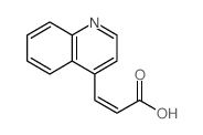 2-Propenoic acid,3-(4-quinolinyl)-结构式