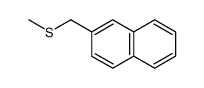 methyl(naphthalen-2-ylmethyl)sulfane结构式