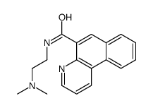 N-[2-(dimethylamino)ethyl]benzo[f]quinoline-5-carboxamide结构式