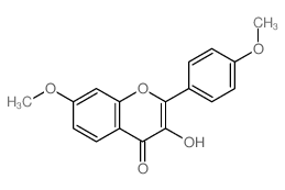 4H-1-Benzopyran-4-one,3-hydroxy-7-methoxy-2-(4-methoxyphenyl)- picture