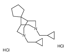 3,7-bis(cyclopropylmethyl)spiro[3,7-diazabicyclo[3.3.1]nonane-9,1'-cyclopentane],dihydrochloride Structure
