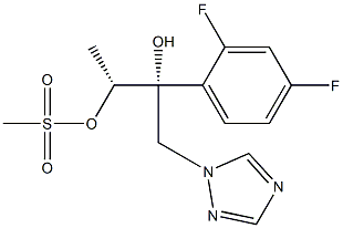 (2R,3R)-3-(2,4-difluorophenyl)-3-hydroxy-4-(1H-1,2,4-triazol-1-yl)butan-2-yl methanesulfonate Structure