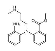 2-[(2-Aminophenyl)[3-(methylamino)propyl]amino]benzoic acid methyl ester structure