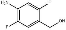 (4-氨基-2,5-二氟苯基)甲醇结构式