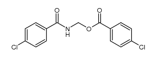 (4-chlorobenzamido)methyl 4-chlorobenzoate结构式