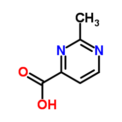 2-甲基嘧啶-4-甲酸结构式