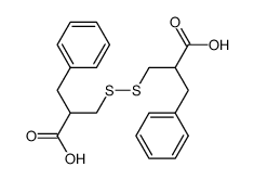 3,3'-disulfanediylbis(2-benzylpropanoic acid)结构式
