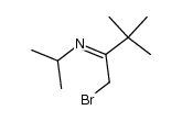 N-(1-Bromo-3,3-dimethyl-2-butylidene)isopropylamine结构式