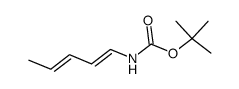 Carbamic acid, 1,3-pentadienyl-, 1,1-dimethylethyl ester, (E,E)- (9CI) structure