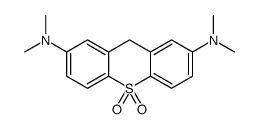 2-N,2-N,7-N,7-N-tetramethyl-10,10-dioxo-9H-thioxanthene-2,7-diamine结构式