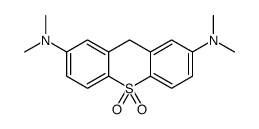 2-N,2-N,7-N,7-N-tetramethyl-10,10-dioxo-9H-thioxanthene-2,7-diamine Structure