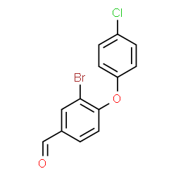 3-Bromo-4-(4-chlorophenoxy)benzaldehyde picture