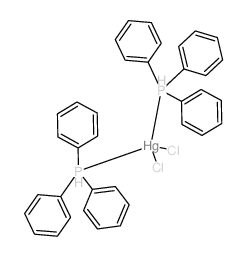 dichloromercury,triphenylphosphanium Structure