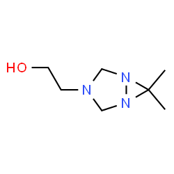 1,3,5-Triazabicyclo[3.1.0]hexane-3-ethanol,6,6-dimethyl-(9CI)结构式
