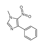 1-methyl-5-nitro-4-phenylimidazole结构式