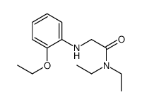 N,N-Diethyl-2-(o-phenetidino)acetamide Structure