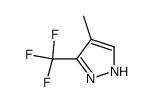 4-methyl-3-(trifluoromethyl)-1H-pyrazole结构式
