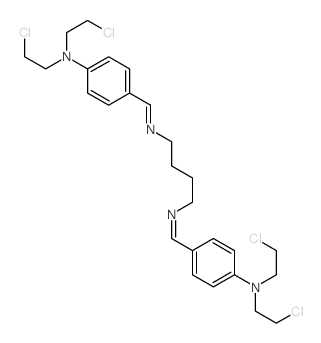 p-Toluidine, a,a'-(tetramethylenedinitrilo)bis[N,N-bis(2-chloroethyl)-(8CI) structure