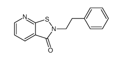 2-phenethylisothiazolo(5,4-b)pyridin-3(2H)-one Structure