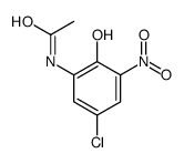 N-(5-氯-2-羟基-3-硝基苯基)乙酰胺结构式