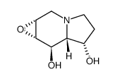 Oxirenofindolizine-6,7-diol, octahydro-, 1aR-(1a.alpha.,6.beta.,6a.alpha.,7.alpha.,7a.alpha.)-结构式