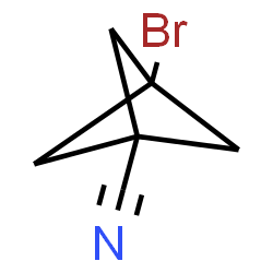 3-Bromobicyclo[1.1.1]pentane-1-carbonitrile结构式