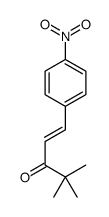 (E)-4,4-dimethyl-1-(4-nitrophenyl)pent-1-en-3-one结构式