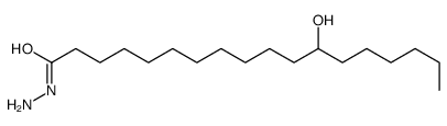 12-hydroxyoctadecanehydrazide Structure