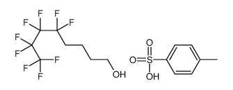 4-methylbenzenesulfonic acid,5,5,6,6,7,7,8,8,8-nonafluorooctan-1-ol结构式