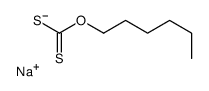 sodium,hexoxymethanedithioate Structure