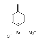 magnesium,1-bromo-4-methanidylbenzene,chloride Structure