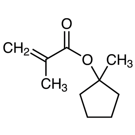 1-Methylcyclopentyl methacrylate Structure