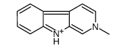 9-mono-N'-methylnorharman Structure