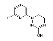 1,2,4-Triazin-3(2H)-one,1-(6-fluoro-2-pyridinyl)tetrahydro-(9CI) Structure
