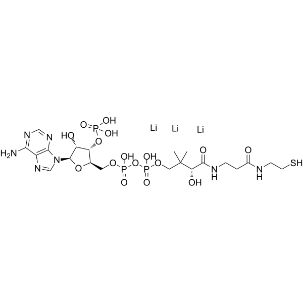 Coenzyme A Lithiumsalt structure