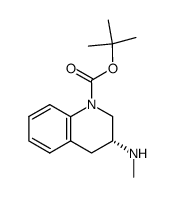 tert-butyl (R)-3-(methylamino)-3,4-dihydroquinoline-1(2H)-carboxylate Structure