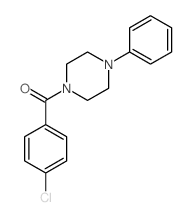 Methanone,(4-chlorophenyl)(4-phenyl-1-piperazinyl)- picture