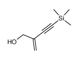 2-methylene-4-(trimethylsilyl)but-3-yn-1-ol结构式