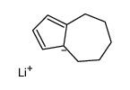 lithium,1,4,5,6,7,8-hexahydroazulen-1-ide Structure
