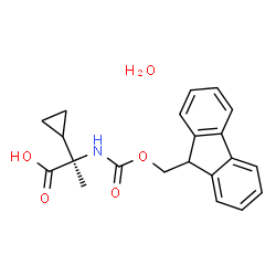 Fmoc-D-Ala(alpha-cyclopropyl)-OH structure