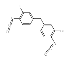 2-chloro-4-[(3-chloro-4-isocyanato-phenyl)methyl]-1-isocyanato-benzene structure