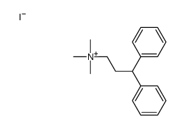 (3,3-Diphenylpropyl)trimethylammonium iodide Structure