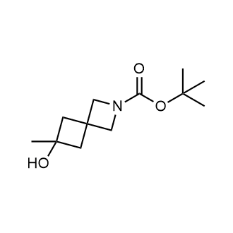 tert-Butyl 6-hydroxy-6-methyl-2-azaspiro[3.3]heptane-2-carboxylate Structure