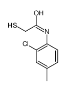 N-(2-Chloro-4-methylphenyl)-2-sulfanylacetamide Structure